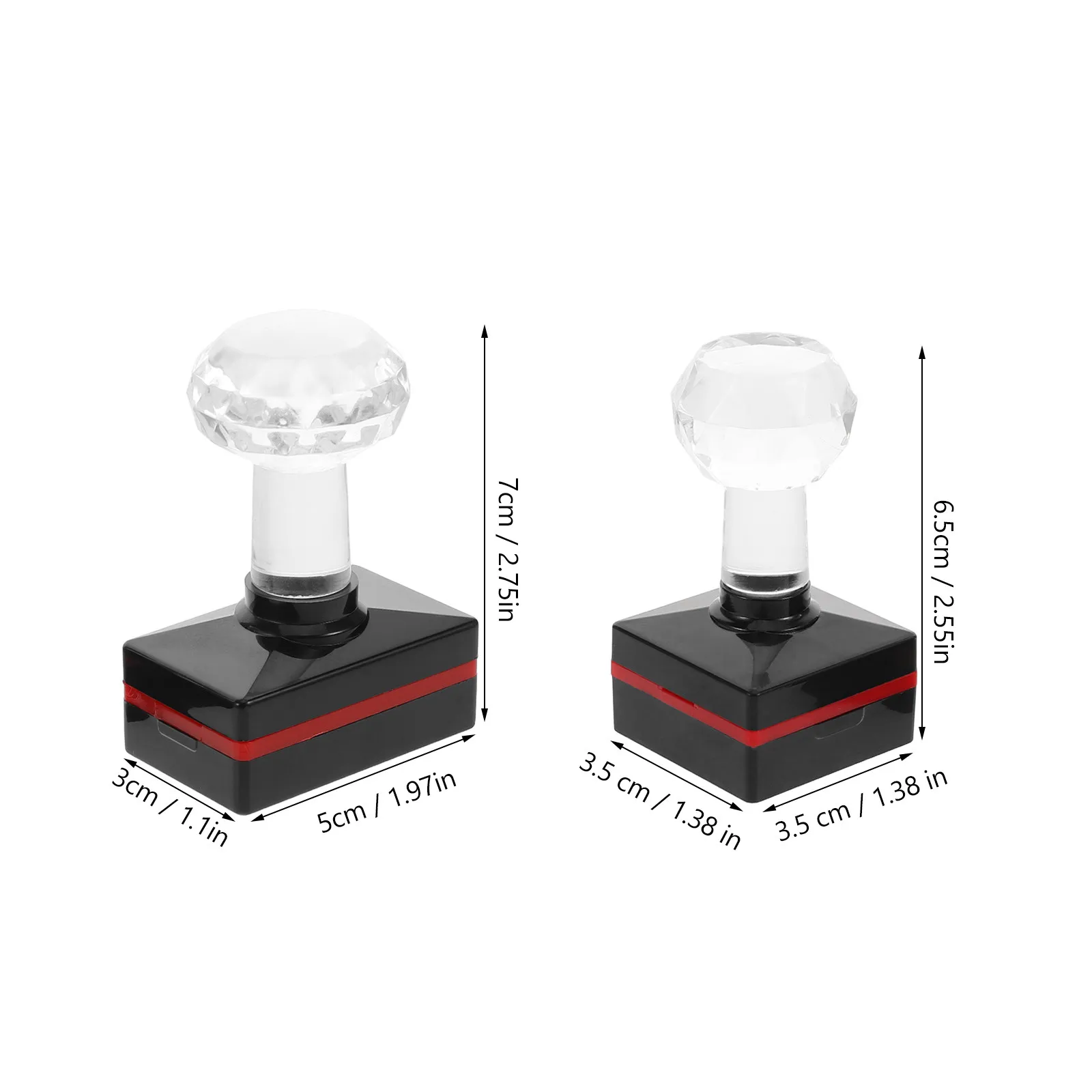 2Pcs Cockroach Stamp Self Inking April Fools Pranks Halloween Carnival Party Favor Trick Treat Stamper Goodie Bag Bug Impression