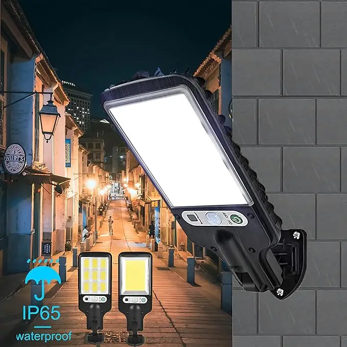 Solar Street Lights Outdoor Waterproof Human Body Sensing Courtyard Garden Wall Household Lights Rural Road Lighting Wall Lights image 6