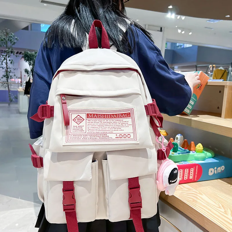 School Backpacks Women 2026 College Large Capacity Backpack Burden Reduction Travel Bag College Women School Bag School Backpack