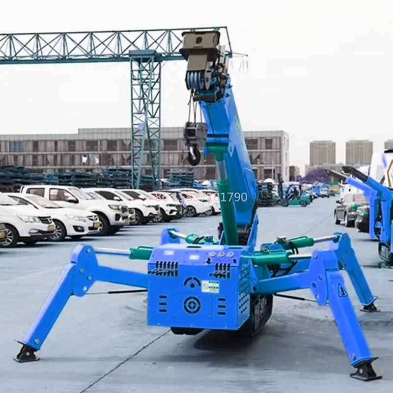 

360 Degree Spider Crane Customized Lifting Machine Building 3 Ton Boom Spider Lifting Crane Crawler Spider Crane Aerial Work
