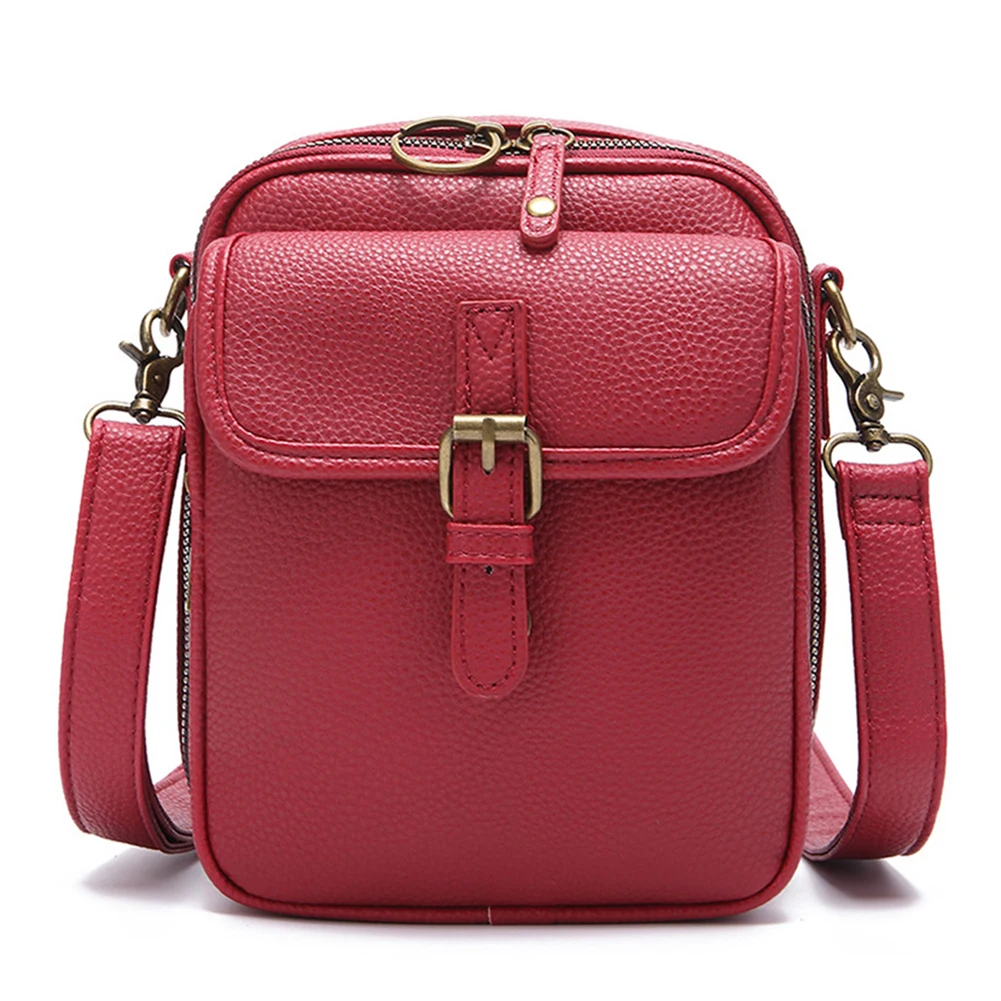 

Crossbody Leather Bag Vintage Anti-Theft for Women Men