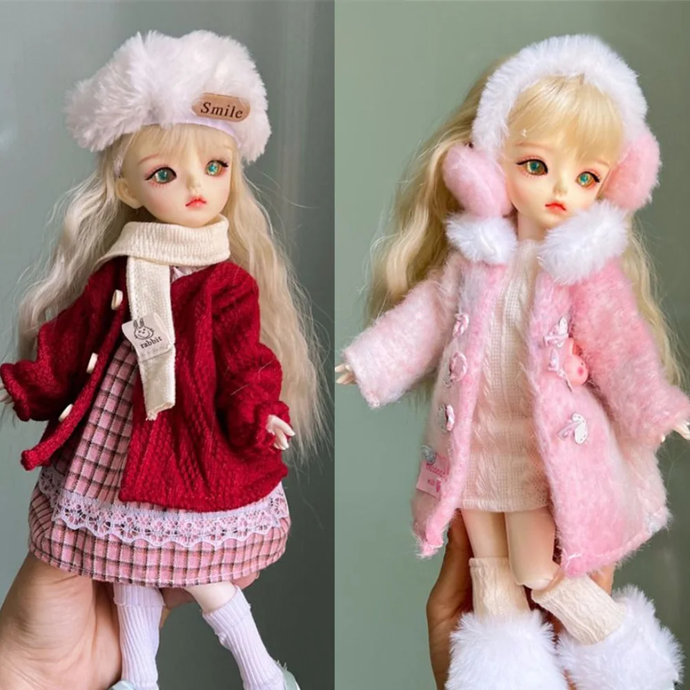 Solo ropa para muñecas para muñecas BJD de 30cm, conjunto de traje de moda, bonito vestido, sombrero, juguete para regalo para niñas, accesorios para muñecas, sin zapatos, 1/6