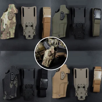 Ochranné pouzdro 6354DO pro G17+X300, ochranný kryt ALS, taktické rychloupínací kleštiny, odolné proti opotřebení, lovecké pouzdro pro Glock 17 8 nejlepší prodej Držák puškohledu Henry 17 HMR - №1