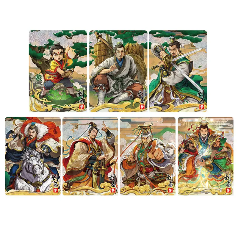 KAYOU Three Kingdoms Series7 Heroic Ode Northern Expedition a las Plains Central H/L/G/FS/GW/SH/Tarjeta genuina blanca/verde/amarilla