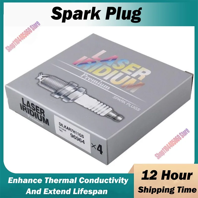 

96964 DILKAR7H11GS Dual Iridium Spark Plug for Mazda 2/3/5/6 Demio Axela CX-3 CX-30 CX-5 CX-9 Honda CR-V Infiniti Toyota Corolla