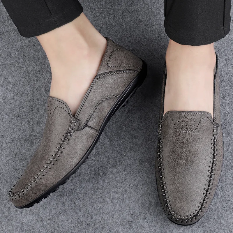 Men Flat Light Comfy Breathable Shoes Shallow Casual Shoes Men Moccasins Man Sneakers Zapatos Hombre Shoes Driving Loafers Shoes