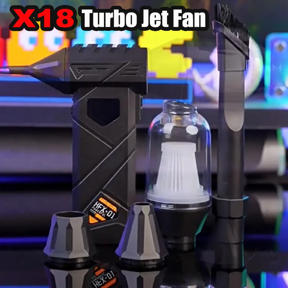 

Powerful Air Blower X18 Turbo Jet Fan 100 Speed Regulation Brushless Motor Turbo Jet Blower 60m/s Turbo Fan Strong Dust Removal