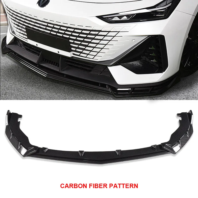 3pcs for Changan UNI-V 2021-2022 Univ Automobile Front Lip Outer Encirclement Anti Collision Bumper Modification Accessories