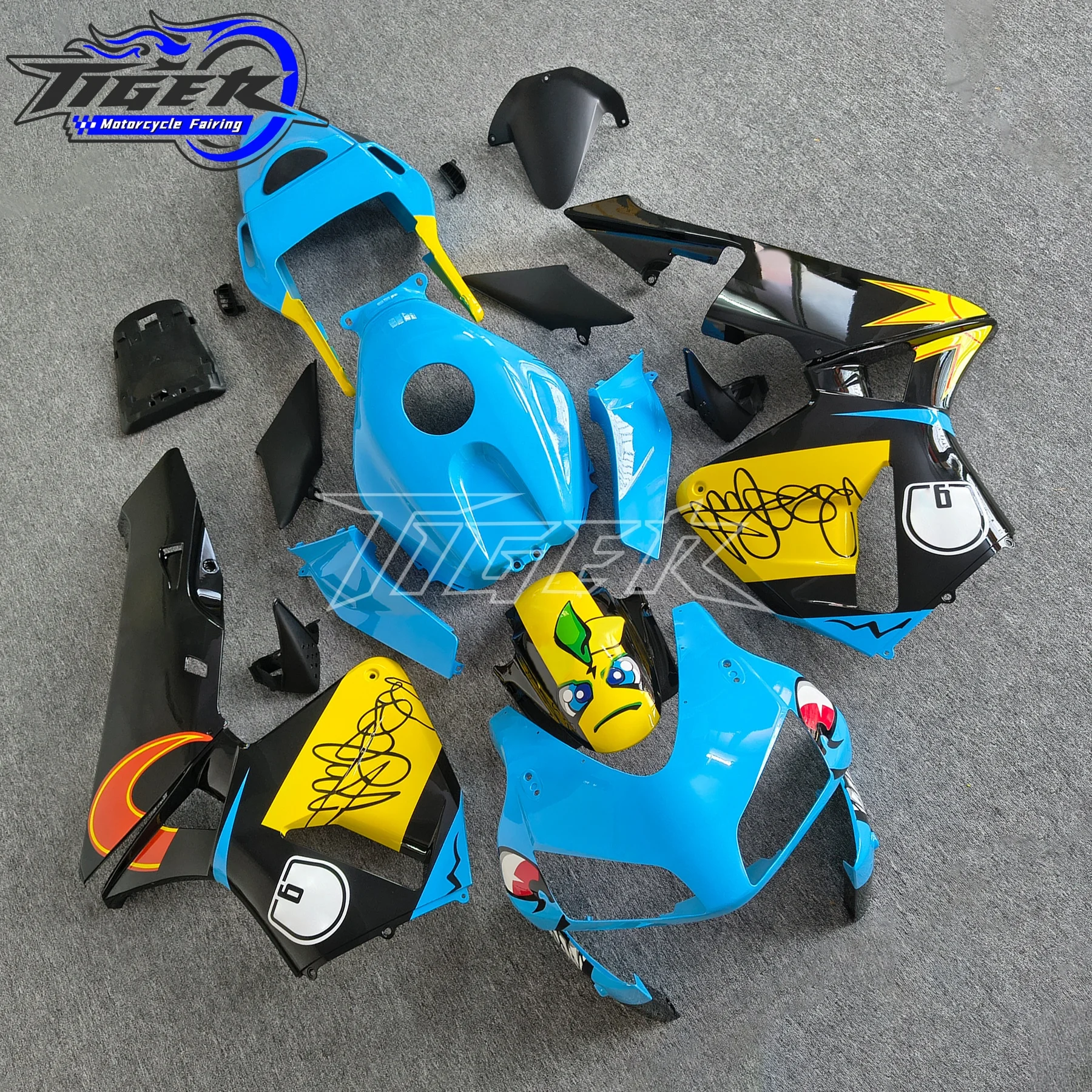 

Новый комплект обтекателей для мотоцикла ABS, подходит для CBR600RR CBR600 RR F5 2003 2004 03 04, комплект кузова