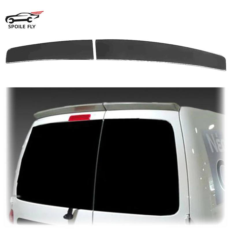 Dla Volkswagen VW Caddy Double Door 2005-2018 Sportline Style Car Rear Roof Wing Wysokiej jakości spojler ABS