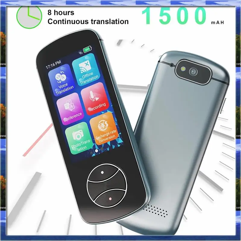 AS59 -Language Translator Device No Wifi Needed, Instant Two Way Language Translator With 137+ Languages Easy To Use