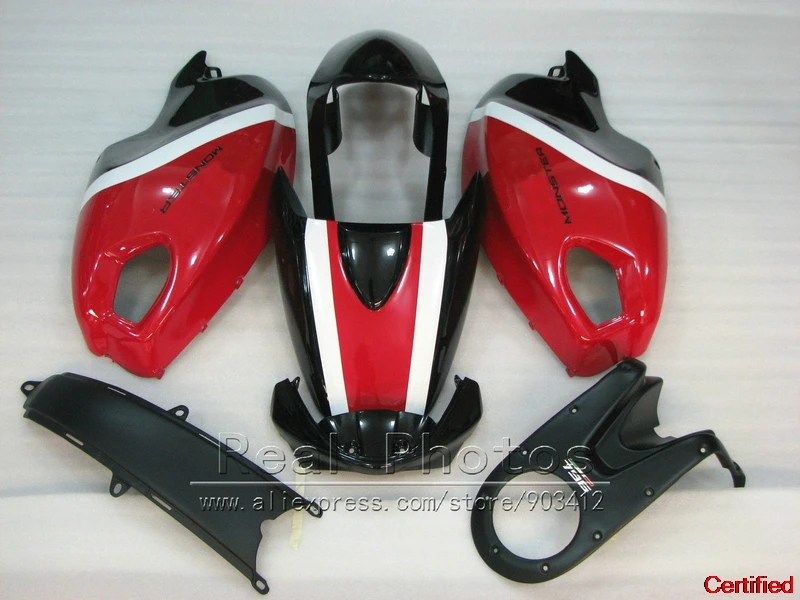 

Hot sale mold fairing kit for Ducati monster 696 wine red black green bodywork fairings set monster 796 HR73