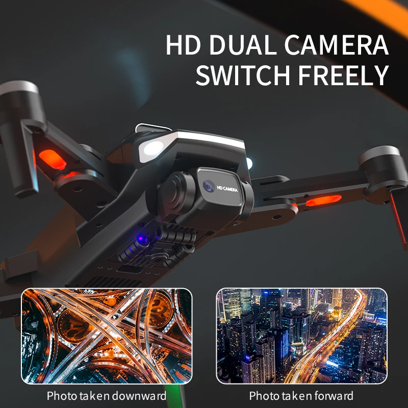 JJRC X25 high-definition shooting drone with one click takeoff and landing, GPS optical flow positioning, VR mode aerial camera
