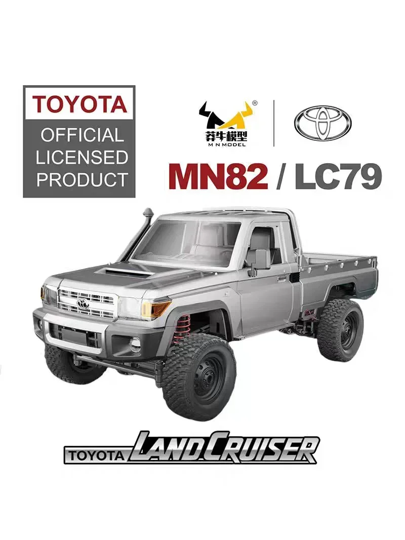 MN82 Pro Sliver 1:12 Full Scale MN Model RTR Version RC Car 2.4G 4WD 280 Motor Proportional Off-Road RC Remote Control Car