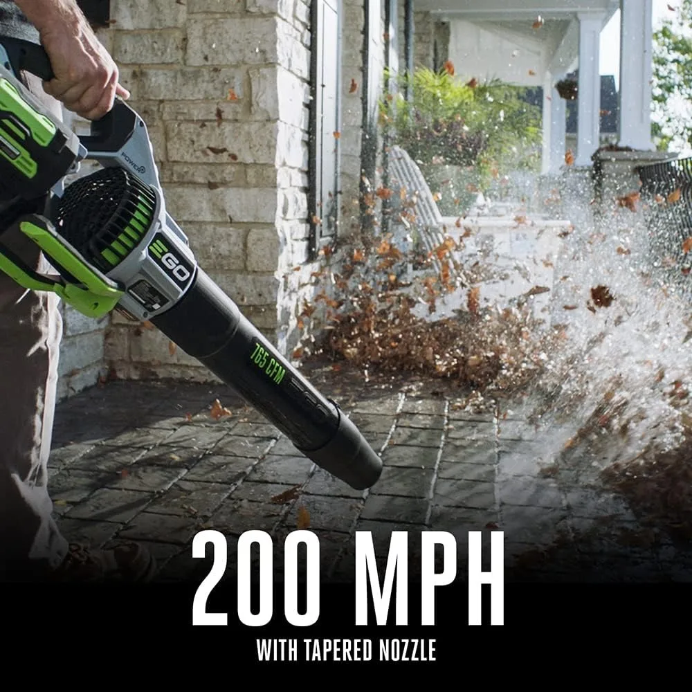 Variable-Speed 56-Volt Lithium-ion Cordless Leaf Blower with Shoulder Strap, 5.0Ah Battery and Charger Included-LB7654 765 CFM