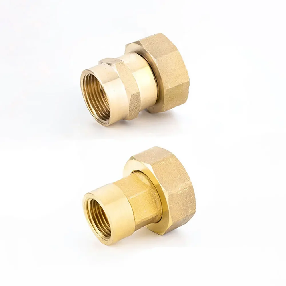 Brass 1/2 3/4 1" 2" Female-Female BSPP Thread Hex Bushing Reducer Pipe Fitting Thickening Water Gas Adapter Coupler Connector - view 2