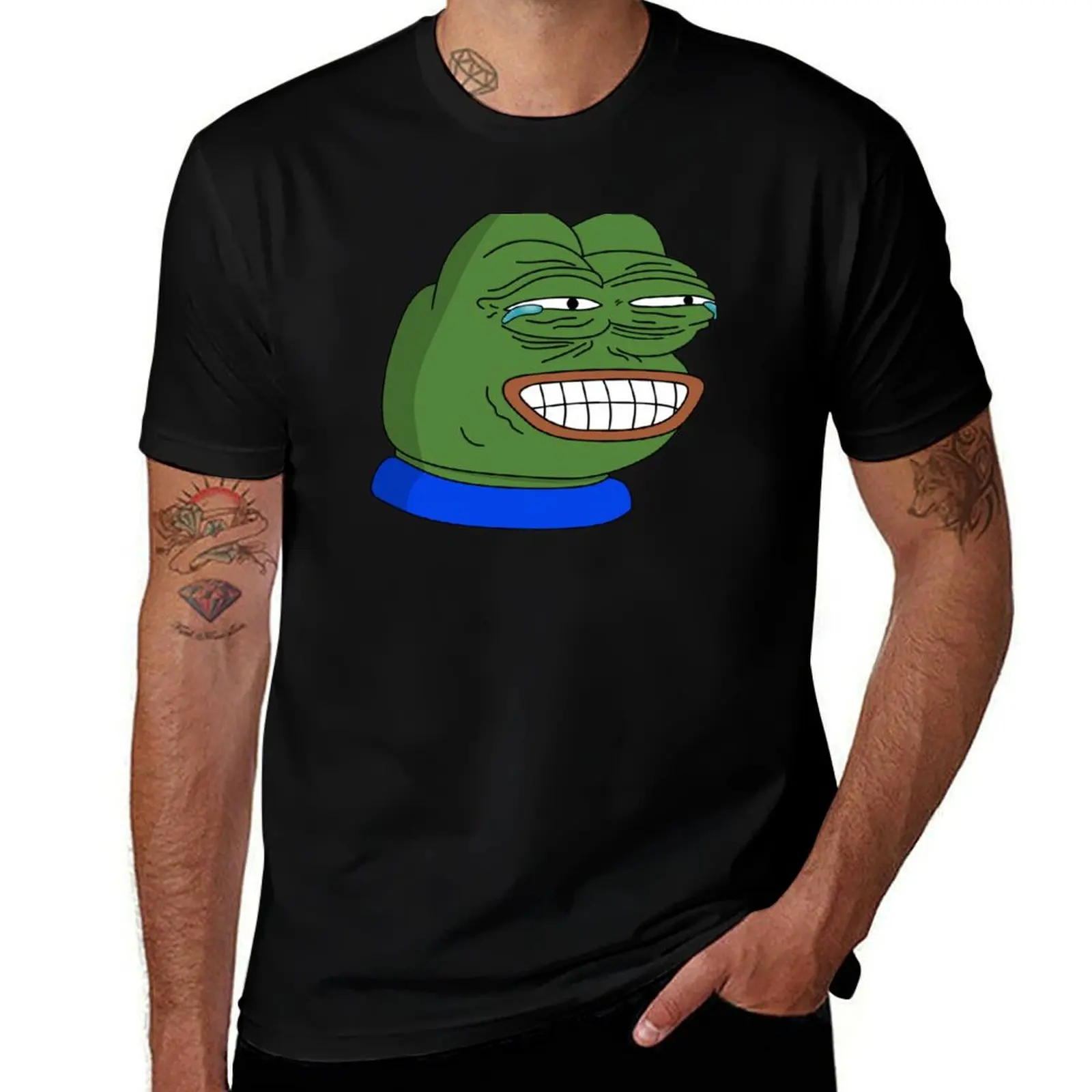 

PepeLaugh T-Shirt funny t shirts man t shirt custom print man t shirt summer T-Shirt