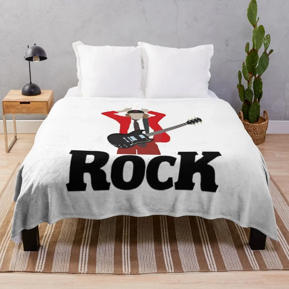 

acdc young essential Throw Blanket Plaid on the sofa funny gift Blankets