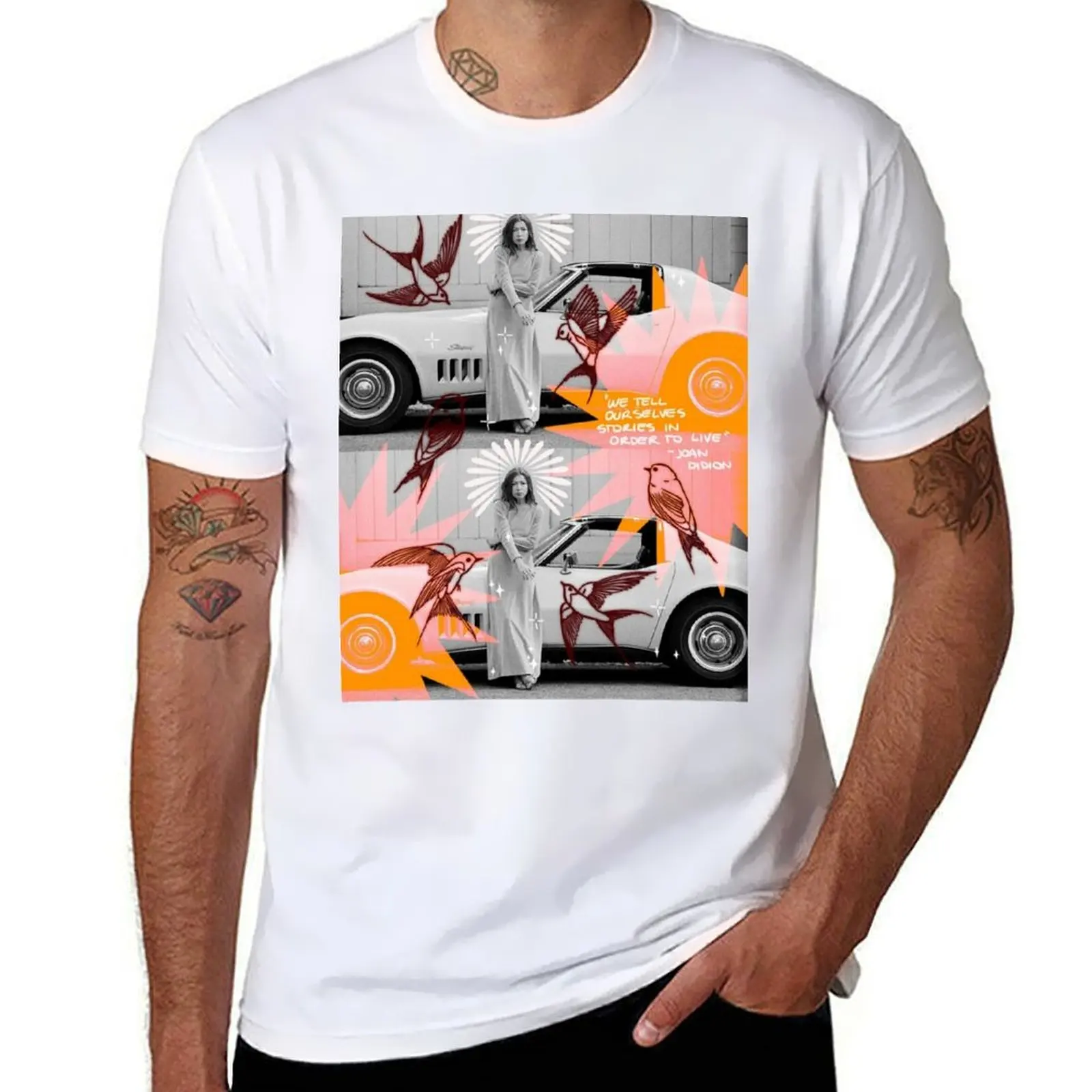 

Joan Didion T-Shirt t shirt for man 100 percent cotton graphic t shirts for man T-Shirt
