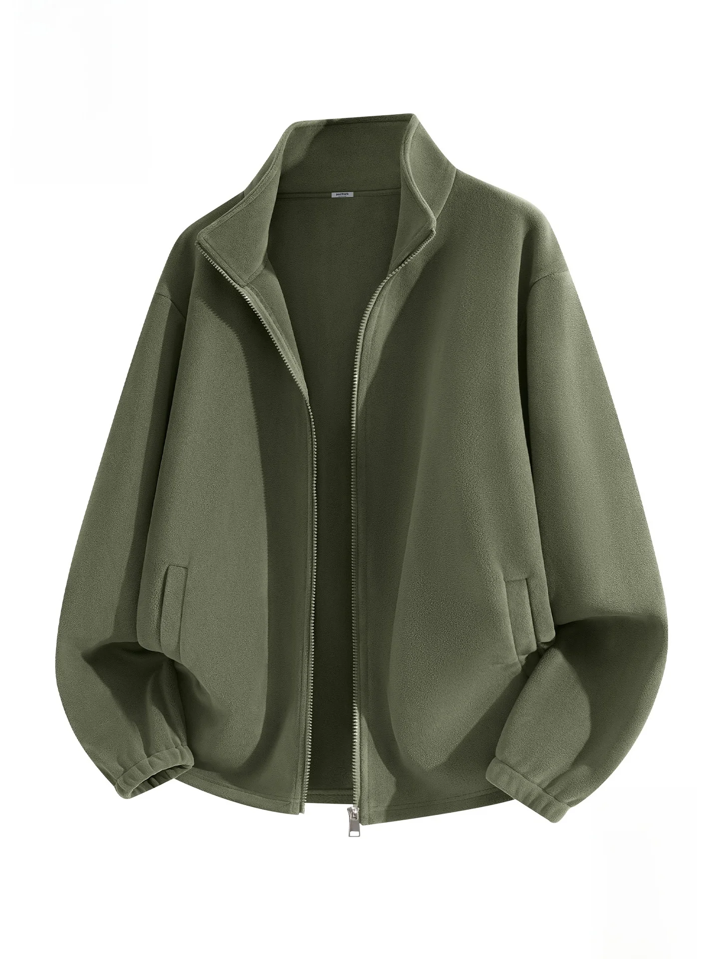 

Мужская двусторонняя флисовая куртка с воротником-стойкой, повседневная, осенне-зимняя, теплая, с принтом обезьяны, на молнии