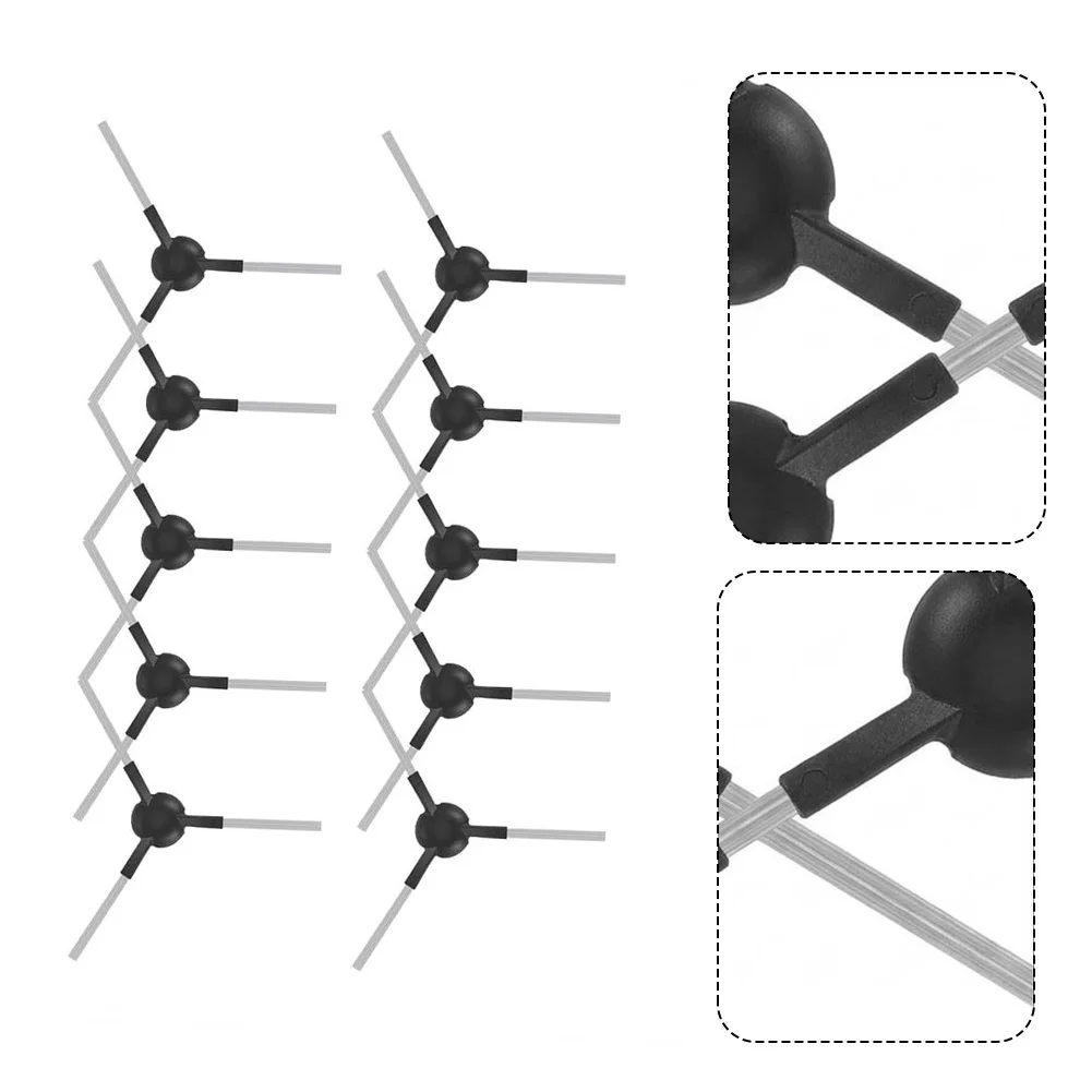 Side Brush Replacement for Kit 10pcs for G6 Pro Robot Vacuum Cleaner Designed to Support Regular Maintenance Cycles