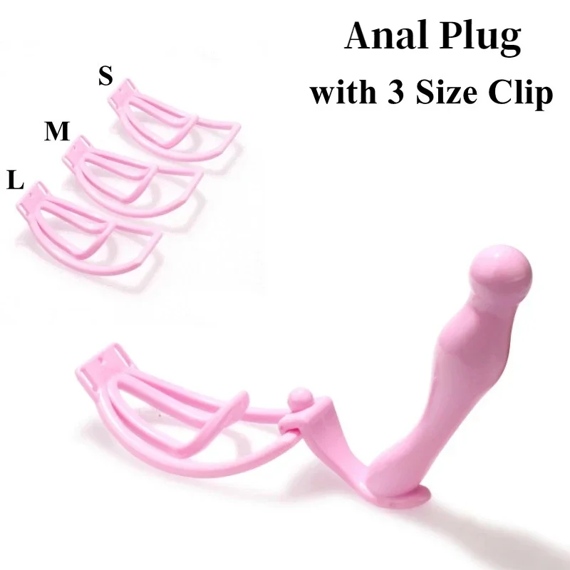 Panty Chastity With The Fufu Clip For Sissy Male Mimic Female Pussy Chastity Device Light Plastic Trainingsclip Cock Cage Sextoy