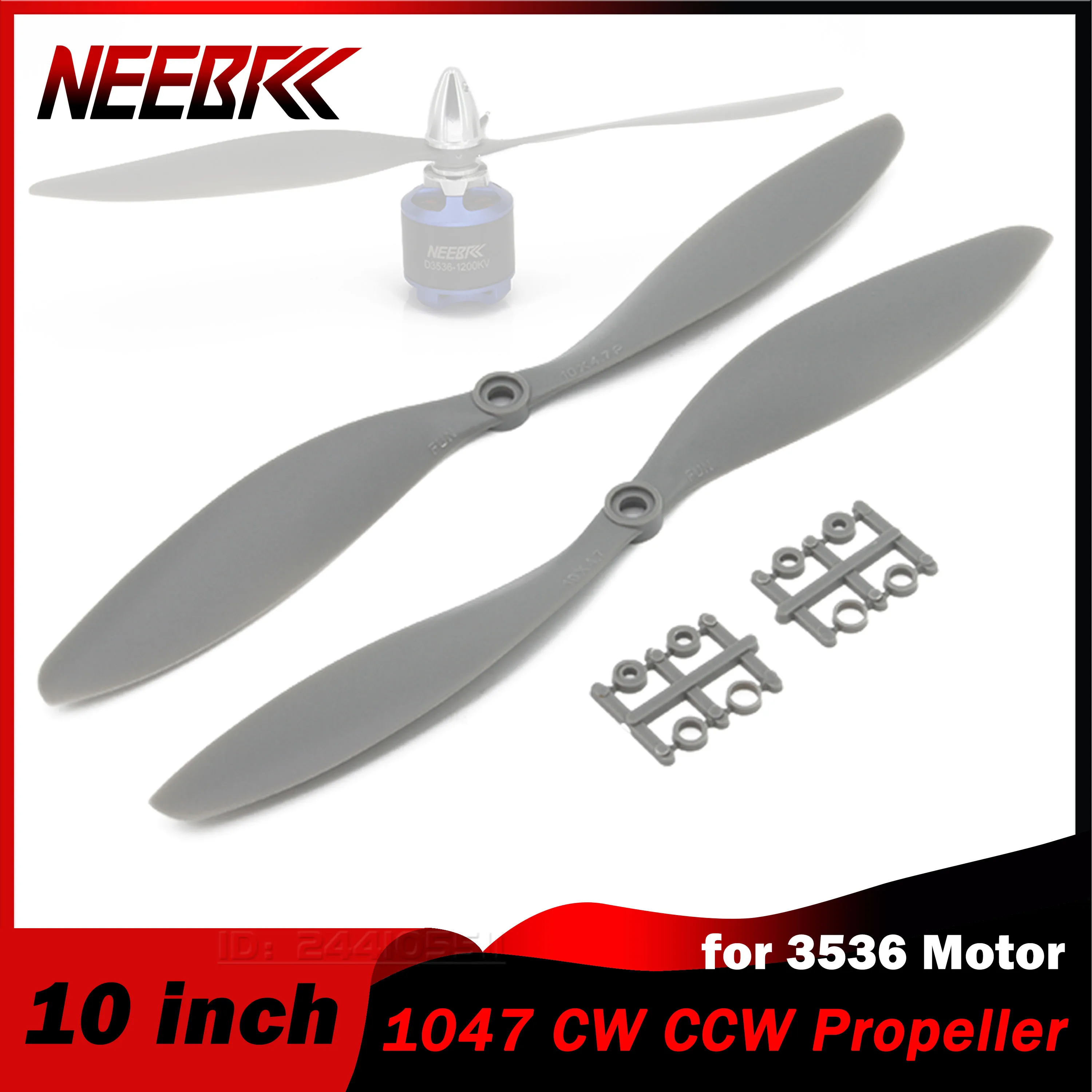 2/4/8 قطعة NEEBRC 1047 مراوح 10x4.7 منخفضة الضوضاء CW CCW شفرة ل 10 بوصة RC FPV سباق الطائرة بدون طيار كوادكوبتر لتقوم بها بنفسك 3536 لعبة جزء المحرك