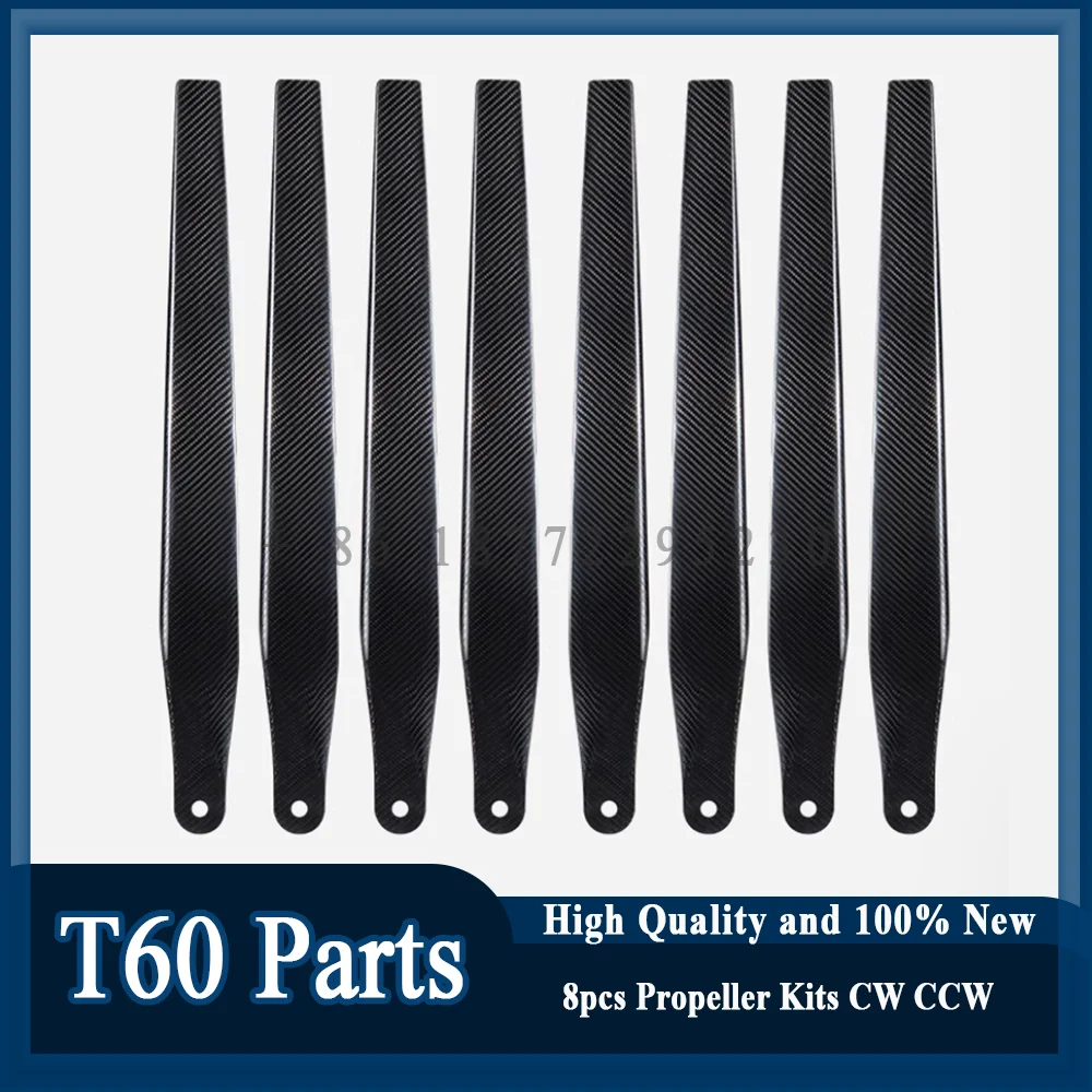 Agras T60 8pcs/set Copy Carbon Fiber Propeller CW CCW Kit 100% New for Dji T60 Drone Repair Replacement