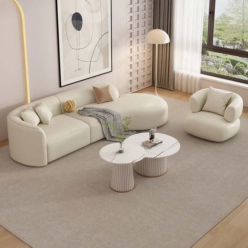 

Apartment Filler European Sofas Beige Wood Design Modern Luxury Floor Couch Lounges Minimalist Elegant Divano Hotel Furniture