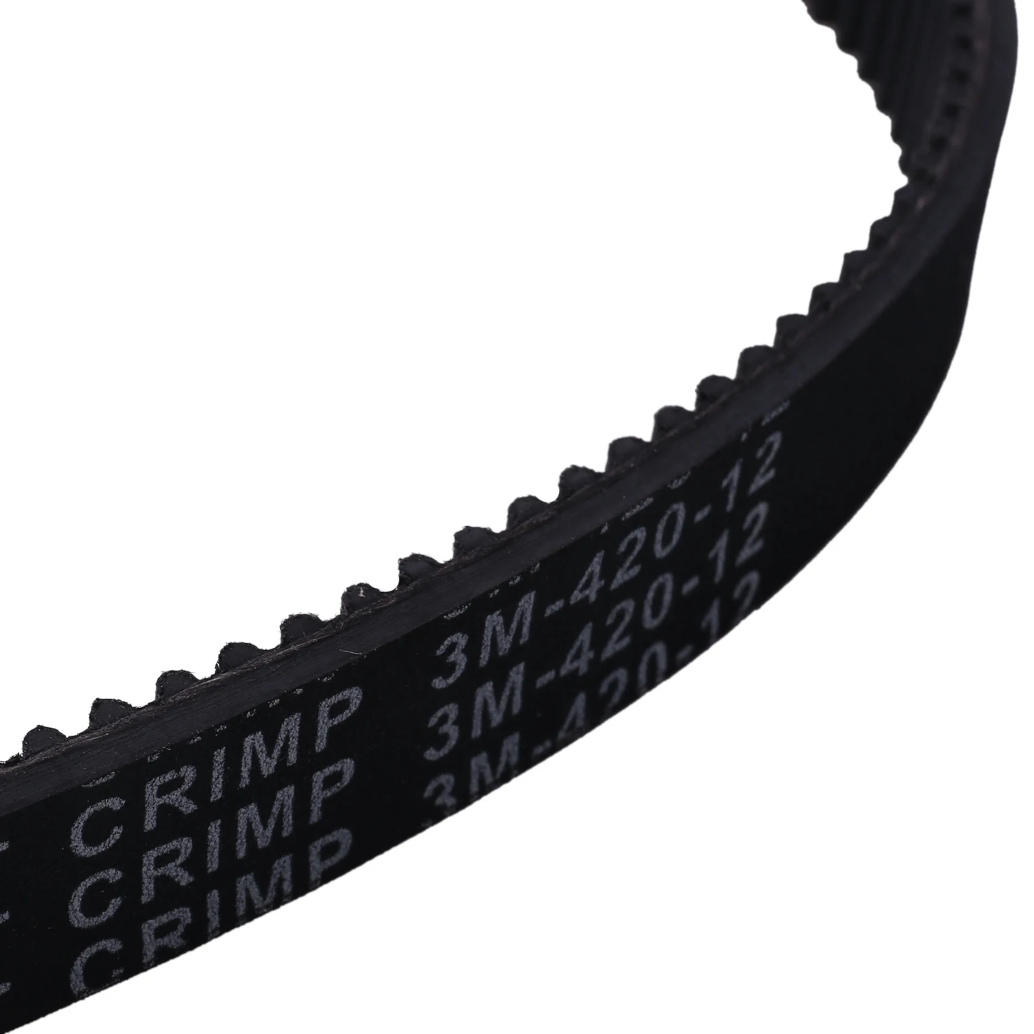 Remplacement Stable-420-12 ceinture de conduite en caoutchouc noir anneau de ligne de ceinture ronde vélo électrique e-bike Scooter bricolage