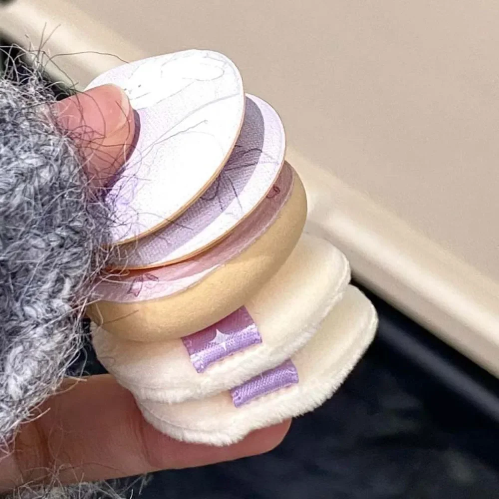 Mini éponge de pouce bouffante de poudre, correcteur de crème, bouffantes de poudre, fond de teint professionnel pour les doigts, outils cosmétiques, 5 pièces/boîte