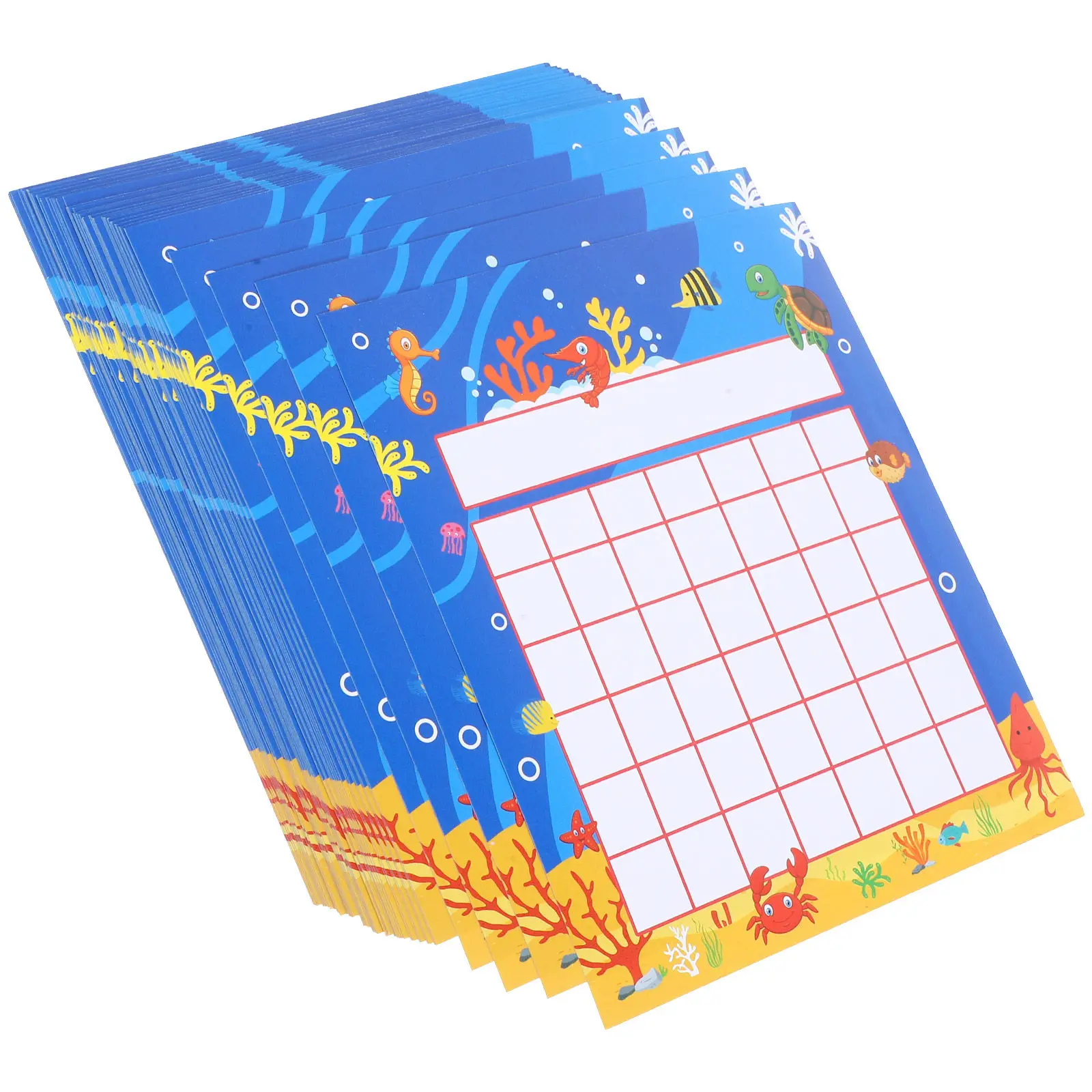 

50 Units Positive Reinforcement Cards for Early Childhood Education Classroom Incentive Chart Reward Punch Cards Star Chart