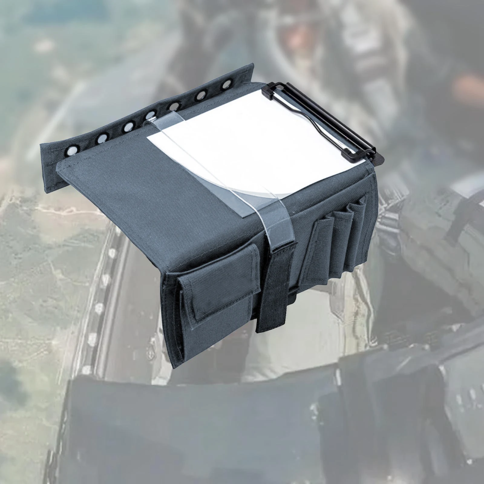 Pilot Kneeboard Clipboard Pen Holder Aviation Leg Strap Board Writing Pad Organizer for Watching Professional Pilots Aviation view 2