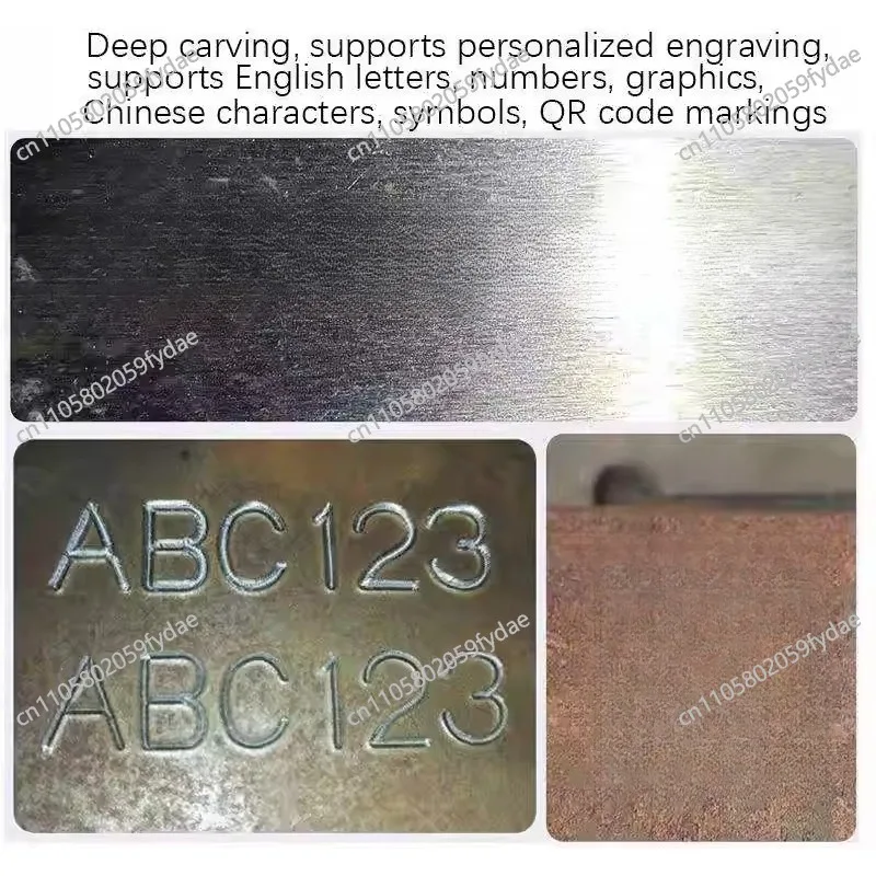 Electric Pin Marking Machine Handheld Portable Coding Frame Number Marking Equipment Metal Engraving Machine