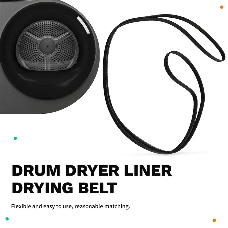 WORTHOWN-7PH2012/7PH2010 Dryer Belt Fit For BUSH TUMBLE DRYER BELT TD7CNBCW For Home Hotel Black