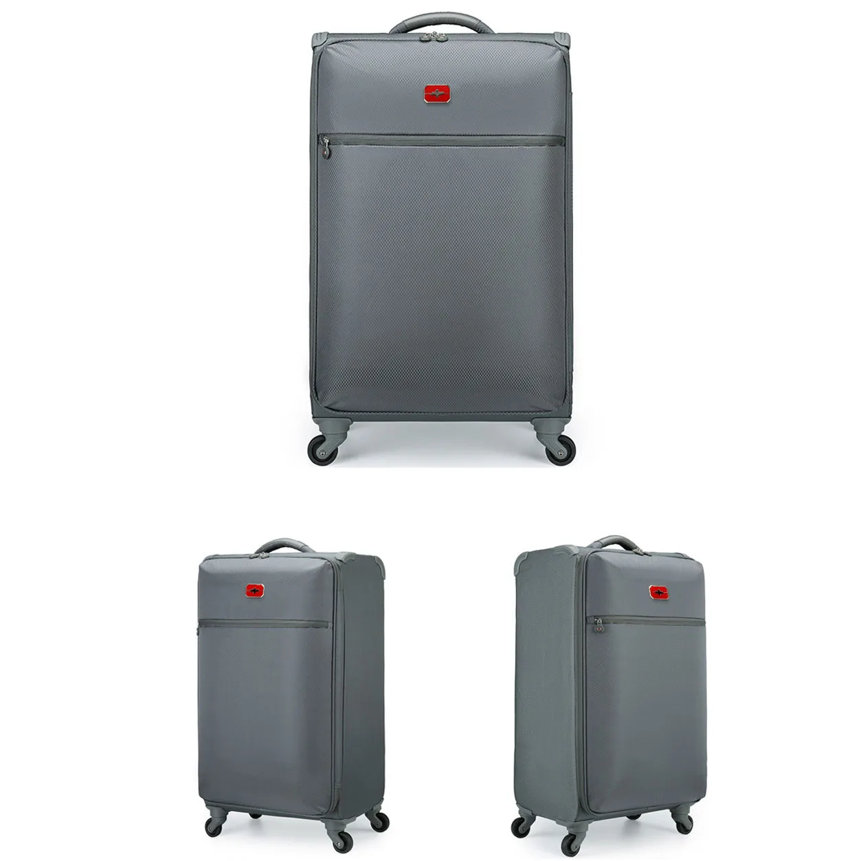 20 "24" 28 "32" lona de viagem macio grande mala com roda 23kg trolley rolando bagagem saco embarque caso valise frete grátis