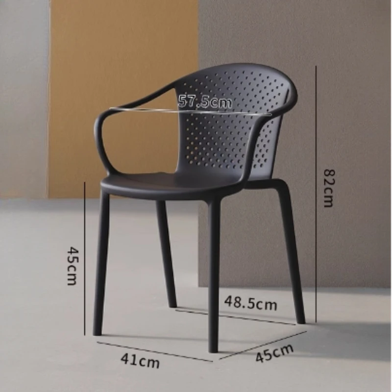 

Nordic Style Dining Chair Black Plastic Designer Living Room Manger Dining Chair Design Chaise Chaises Salle Manger Furniture