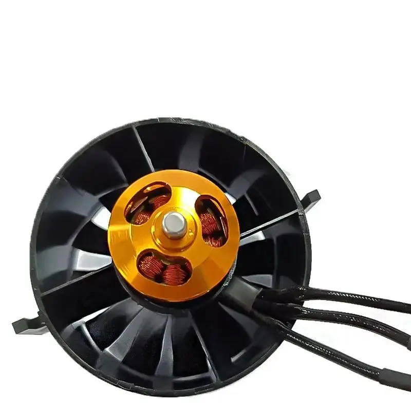 QX-MOTOR 70mm 12 łopatek wentylator kanałowy EDF QF2827 2600kv/1800kv bezszczotkowy silnik użyj 4s/6s ESC dla samolotu zdalnie sterowanego FMS RC