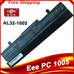 Laptop battery for Asus Eee PC EEEPC 1005 1005H 1005HA 1001 1001HA 1001P 1001PX 1101HA Black