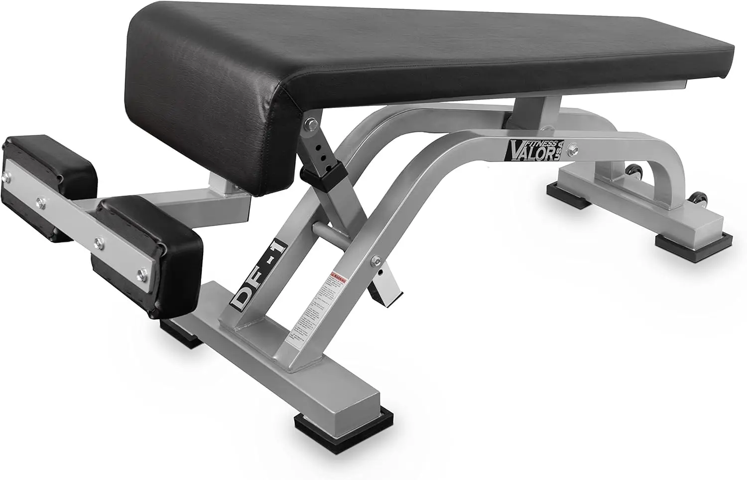 Fitness DF-1 Adjustable Decline/Flat Bench for Weightlifting and Ab Crunches