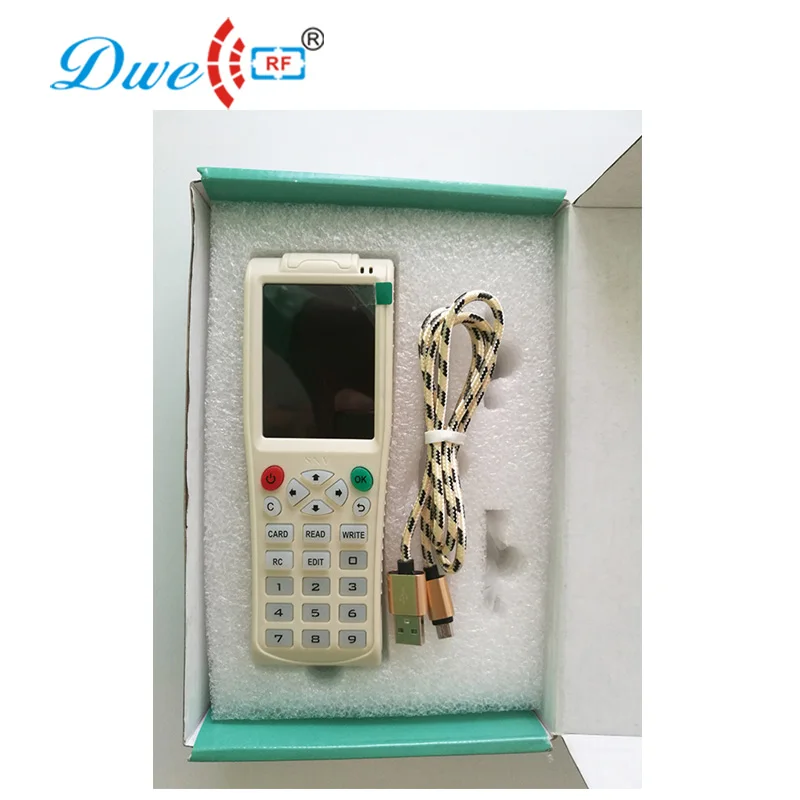 125 كيلو هرتز Em Id 13.56 ميجا هرتز Ic بطاقة Rfid ناسخة Ide Cloner Fideco استنساخ بطاقة آلة مع وظيفة واي فاي