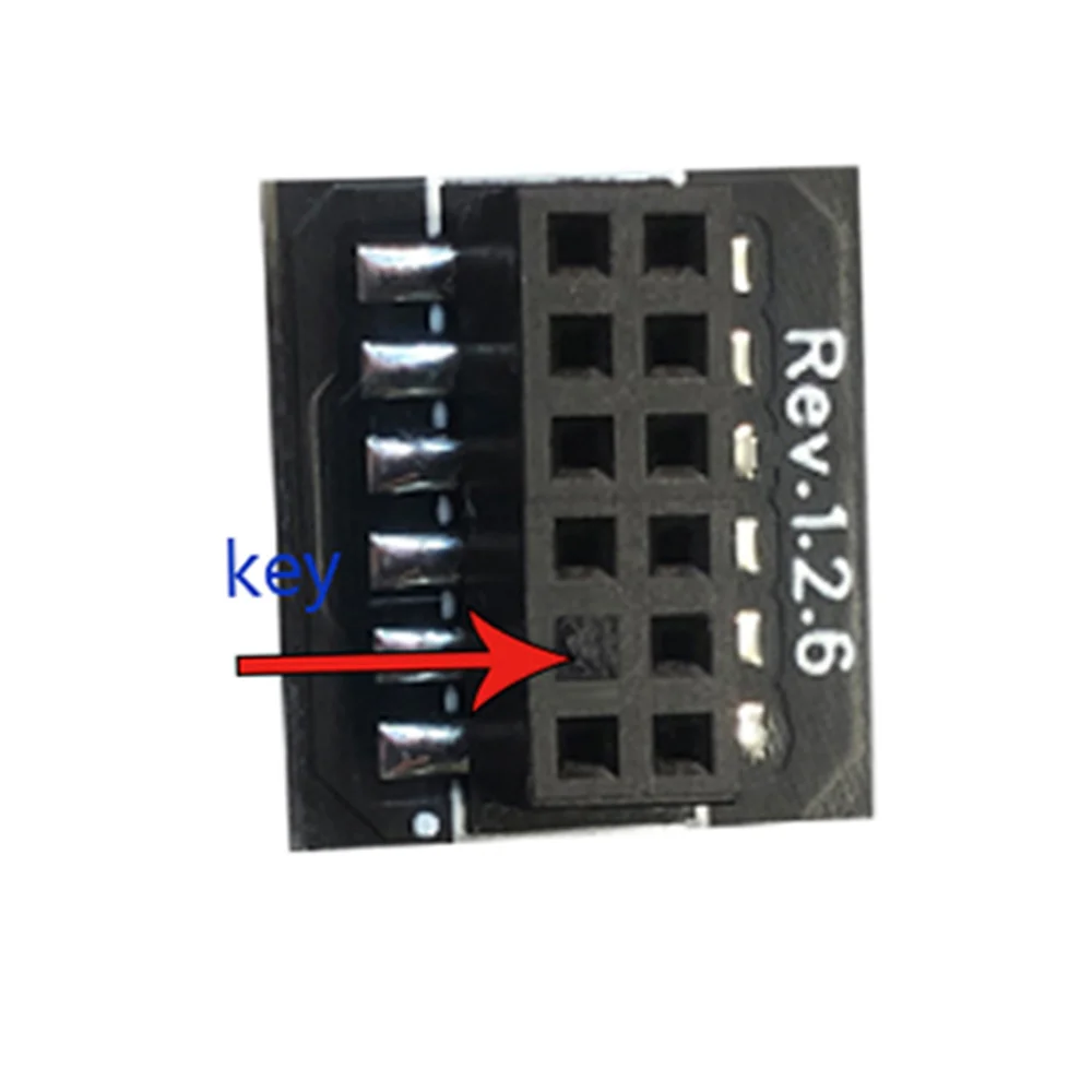 TPM 2.0 Encryption Security Module Remote Card 12 Pin SPI TPM2.0 Security Module for Gigabyte Motherboard