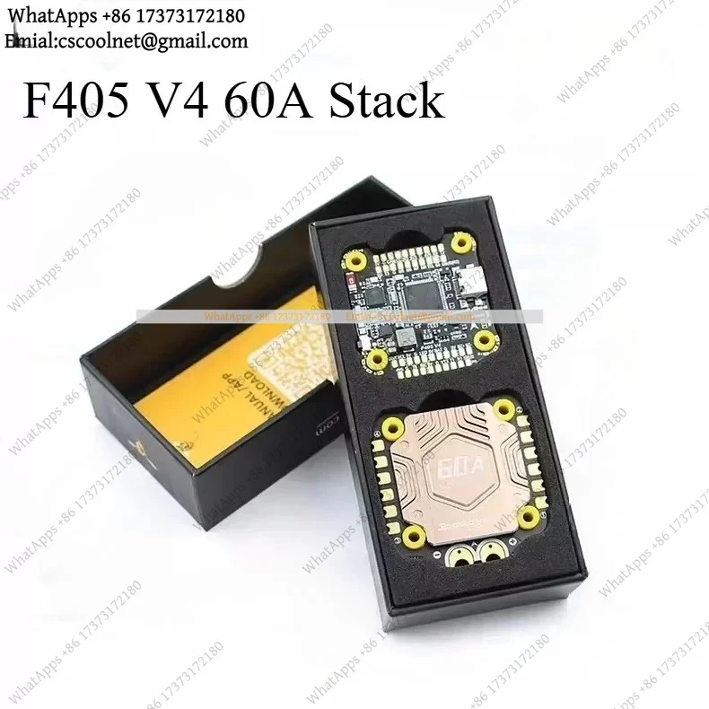 JS02 for SpeedyBee F405 V4 Stack — F405 Flight Controller + BLS 60A 4in1 ESC Combo for FPV Freestyle Drone