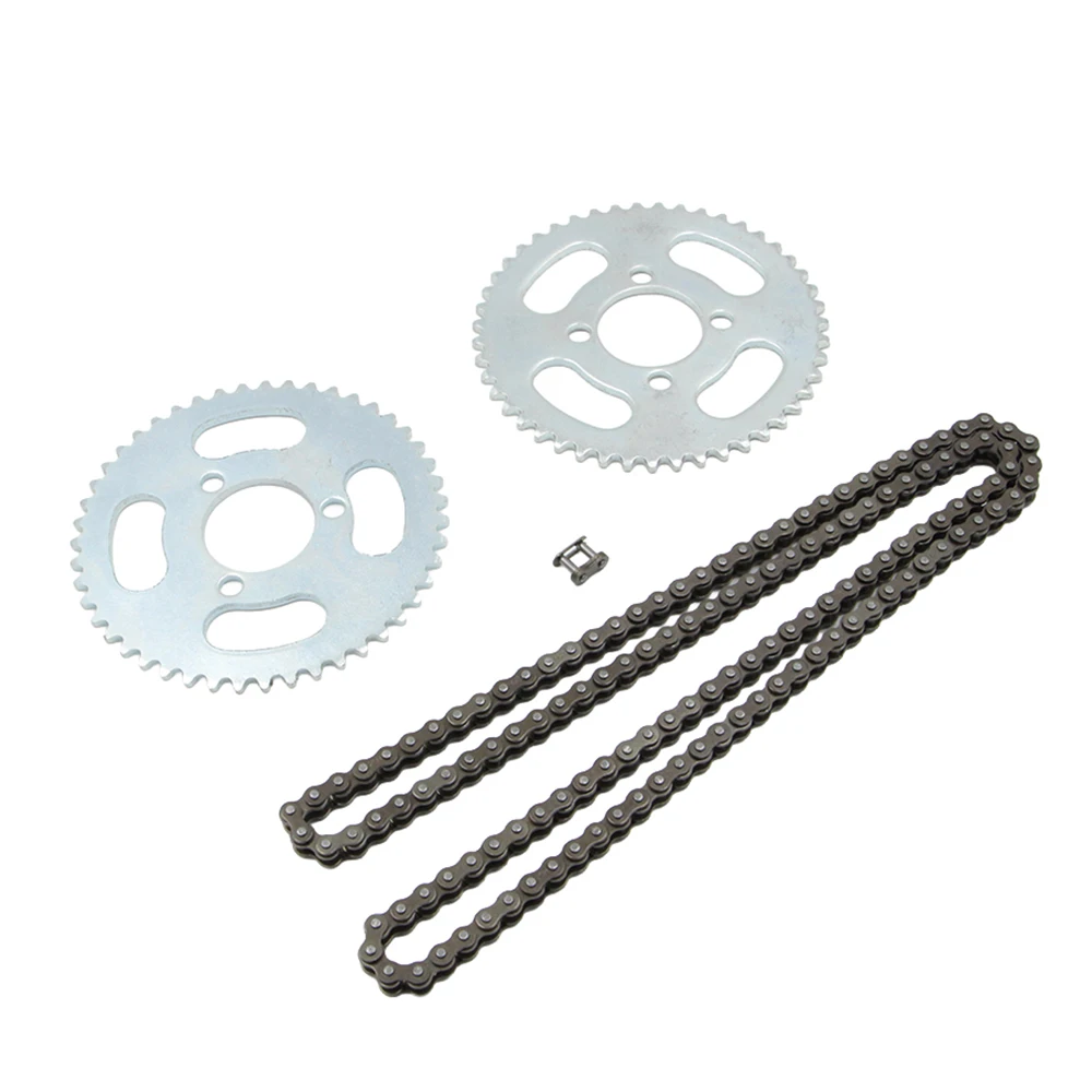 25H 136 Links Chain 47T Rear Sprocket 29mm For 47 49cc 2 Stroke Engine Mini Moto Pocket Electric Bikes Scooter Replacement Parts