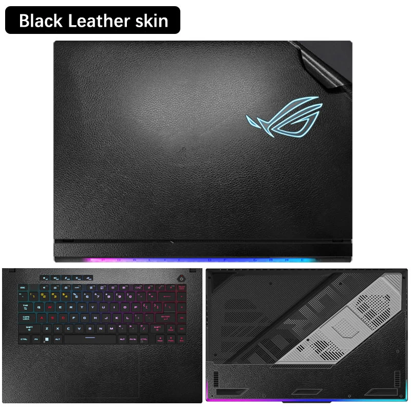 ملصقات جلدية للكمبيوتر المحمول من الجلد لـ ASUS ، ROG Strix ، SCAR 8 Plus ، G814 ، G814JVR ، 18 بوصة ، ألياف الكربون ، حماية من الفينيل