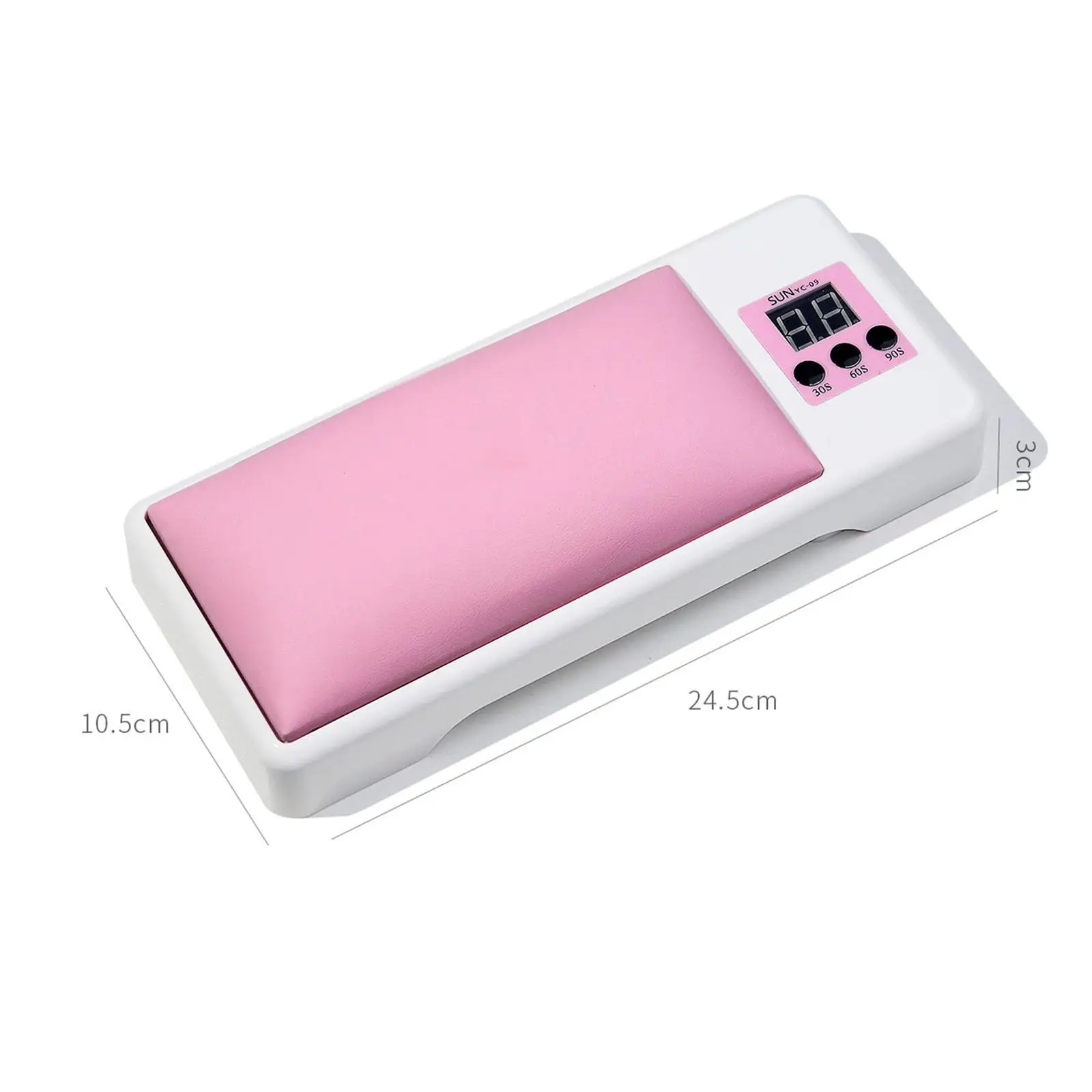 Professional Nail Arm Rest with LED Nail Lamp Gel Nail Polish Curing Lamp Nail