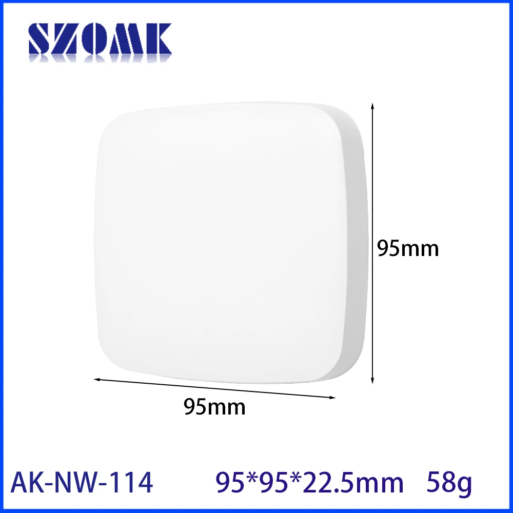 Pc Abs Vlamvertragende V0 Netwerk Gateway Usb Behuizing Router Shell Plastic Doos Plastic Behuizing Voor Elektronica 95*95*22.5Mm