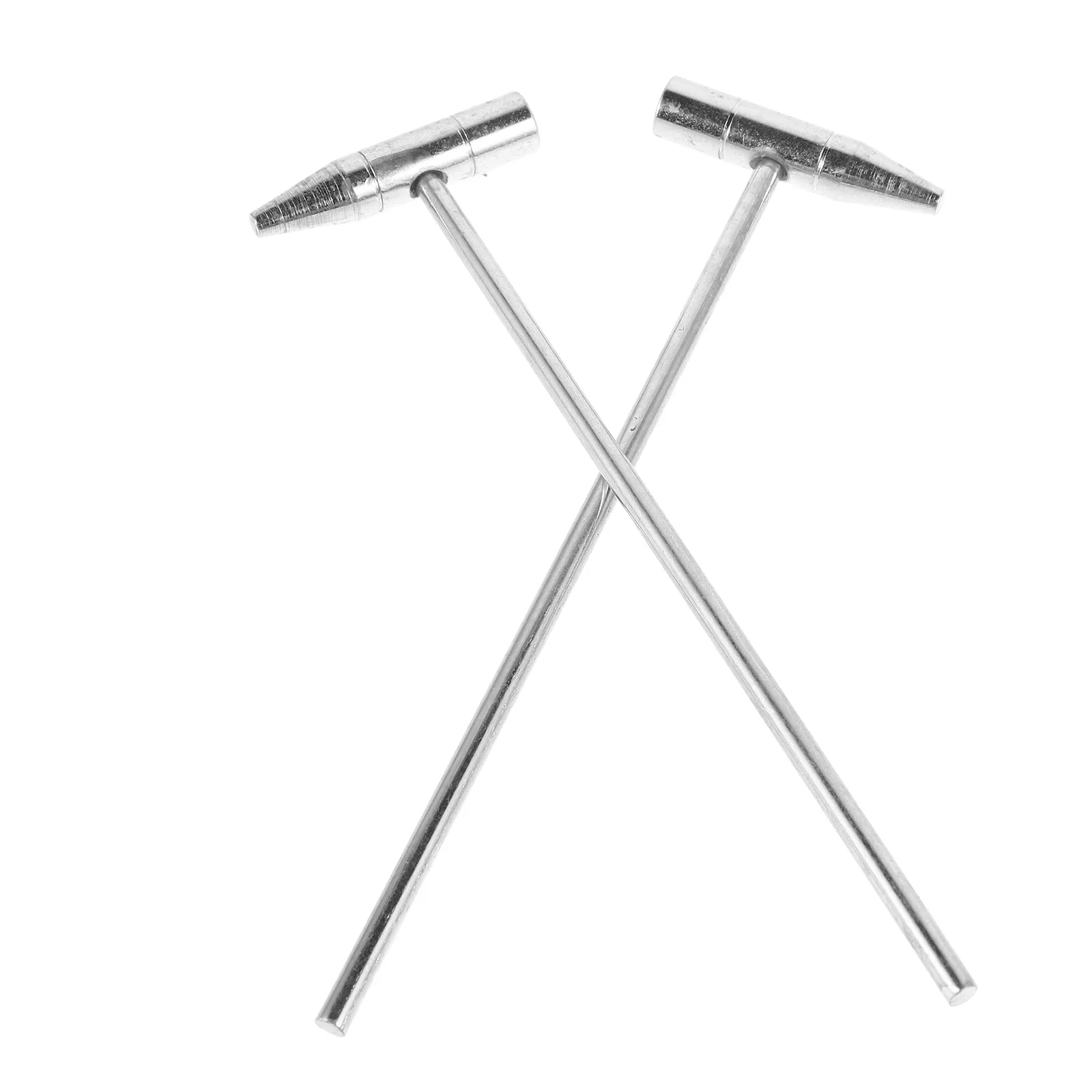 

2 Pcs Mini for Home Repair DIY Projects Iron Tool Round Head Tuning Hammer Musical Instruments Jewelry Making Watchmaker H Tool