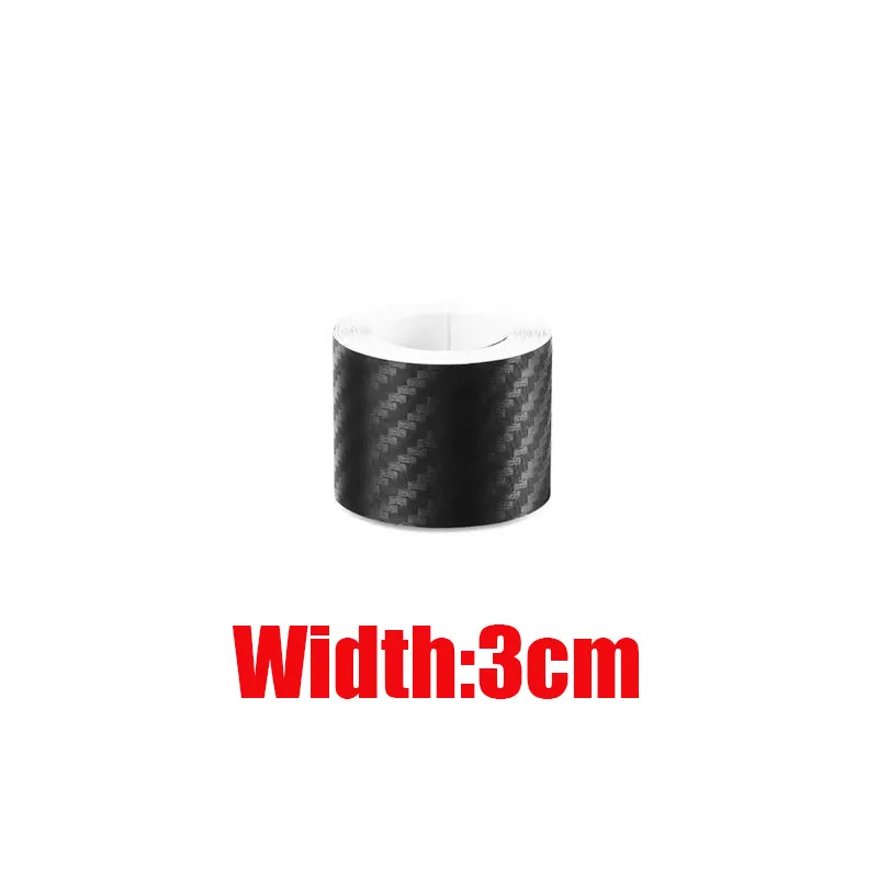 1/2 stücke Carbon Faser Automotive Klebeband Rolle Matte Schwarz Schutz Auto Film Selbst-Klebe Film 3D Auto film Zubehör