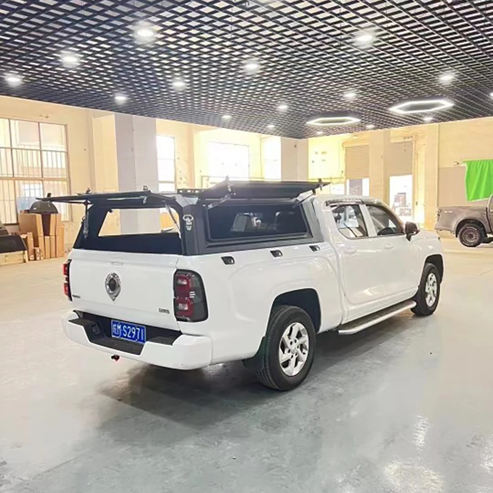 

Great Wall / Fengjun 7 folding off-road pickup truck cargo box cover, high-quality aluminum alloy waterproof truck roof canopy